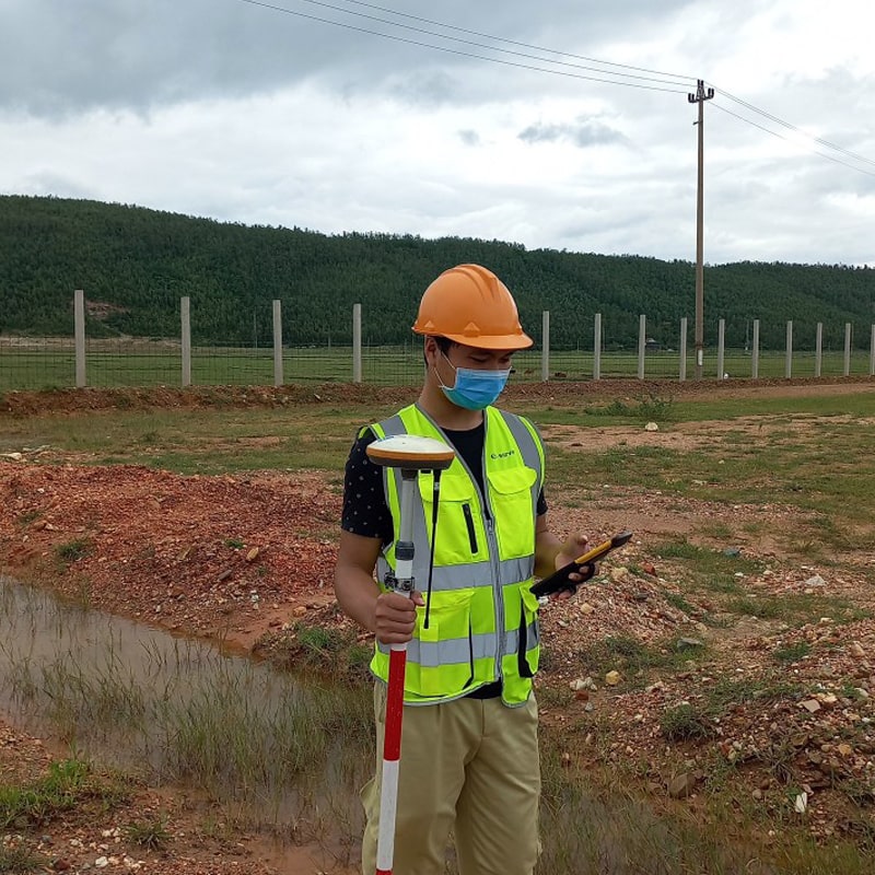 làm việc với máy RTK eSurvey e300Pro